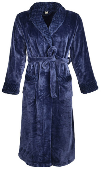 힙앤바디 수면 샤워가운, 네이비, 1개