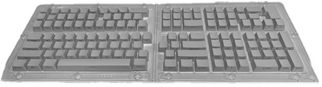 Daysoy 簡約側刻鍵盤鍵帽, 單一商品, 07 灰色