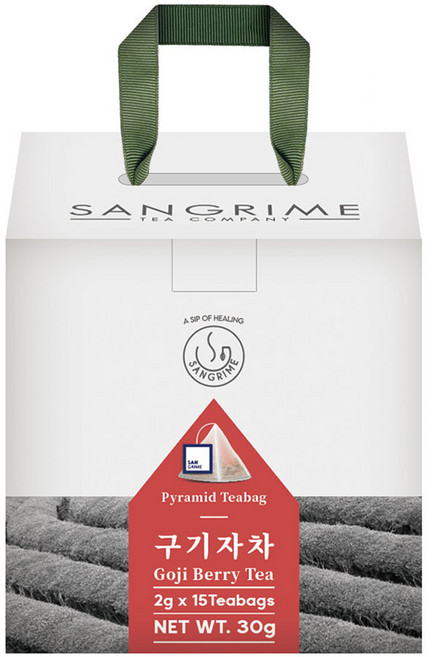 산그리메 구기자차 삼각티백 선물용패키지, 15개입, 1개, 2g
