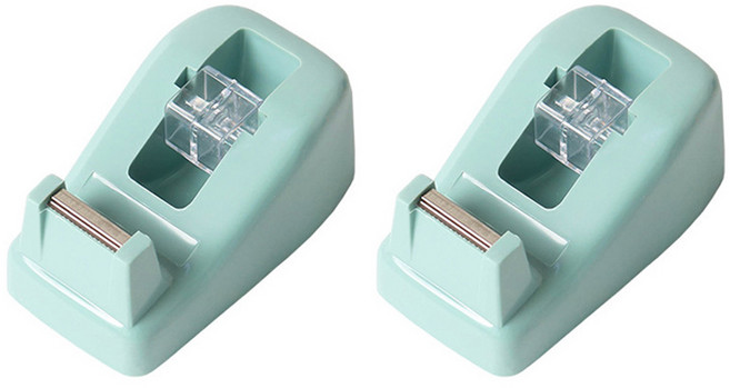 온업 파스텔 컬러 미니 테이프 디스펜서, 민트, 2개