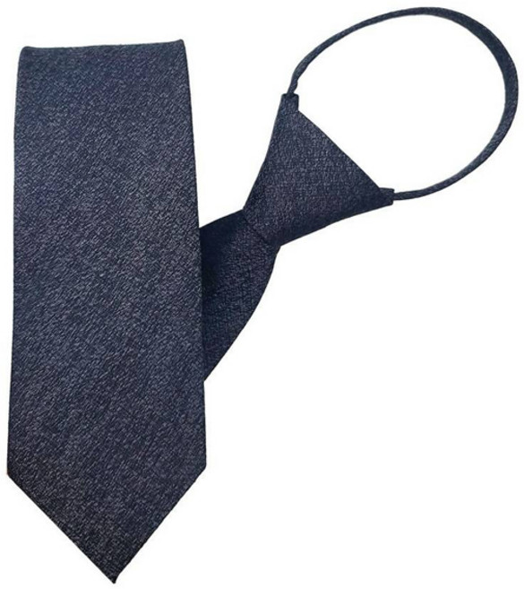 엘르 실크 자동 지퍼 이과수 넥타이