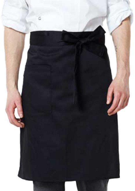 유니스토어 허리형 단색 앞치마 A-30, 블랙(A-301), 1개