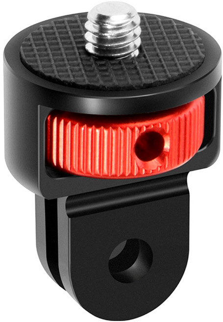 비상 팬텀 알루미늄 액션캠 TO 1/4인치 변환마운트, 360-2024VS66, 블랙