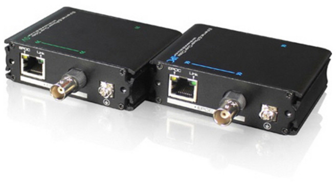 넥스트유 Ethernet Over Coaxial POE 변환 리피터 HD IP카메라연결 EOC302POE, 1개