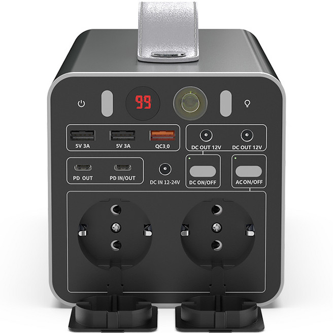 넥스트유 파우샘 220V 차박 캠핑 올인원 파워뱅크 300W ES300, 1개