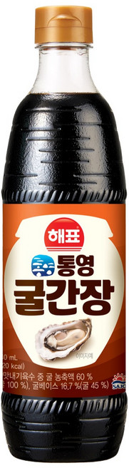 해표 통영 굴간장, 1개, 840ml