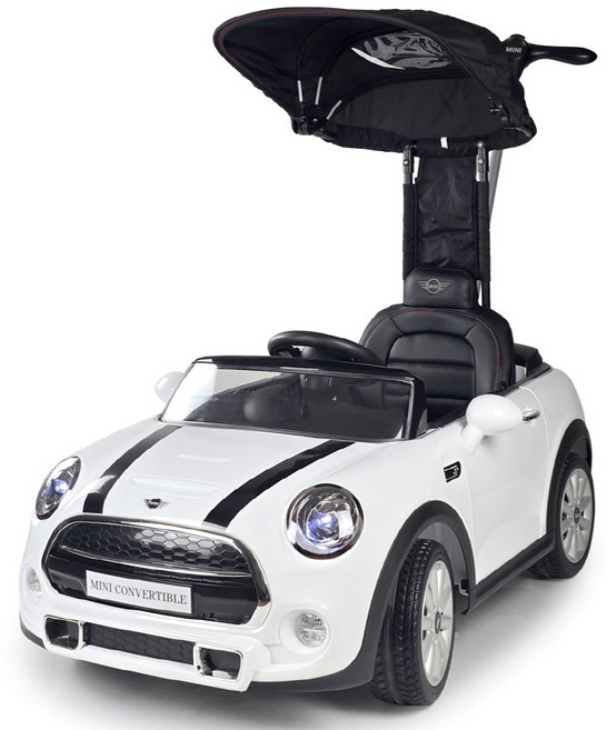 대호토이즈 미니쿠퍼 전동푸쉬카, 화이트, 1개