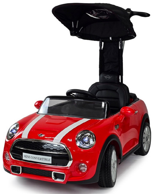 대호토이즈 미니쿠퍼 전동푸쉬카, 레드, 1개