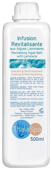 딸라스파 리바이탈라이징 알게 위드 라미나리아 입욕제 마린향, 1개, 500ml - 쿠팡