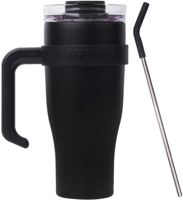 디지지 퓨러티 이중 진공 보온 보냉 텀블러, 딥블랙, 1L, 1개