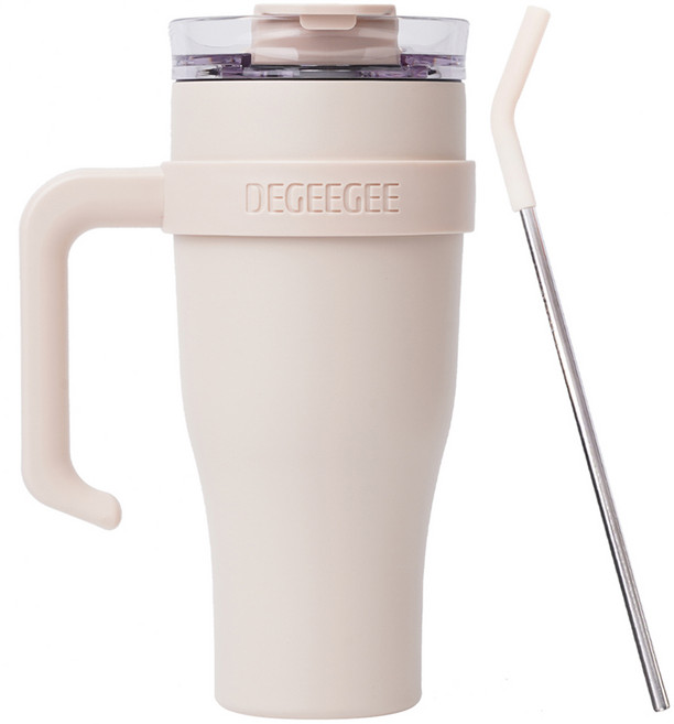 디지지 퓨러티 이중 진공 보온 보냉 텀블러, 로즈에버닌, 1L, 1개