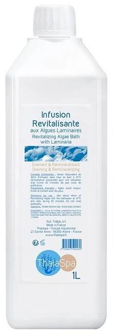 딸라스파 리바이탈라이징 알게 위드 라미나리아 입욕제 마린향, 1개, 1L - 쿠팡