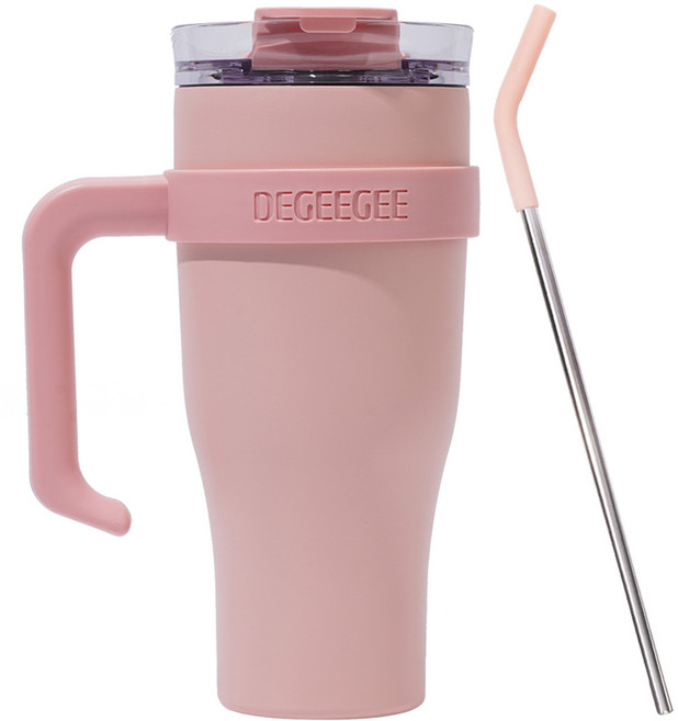 디지지 퓨러티 이중 진공 보온 보냉 텀블러, 마블러스핑크, 1L, 1개