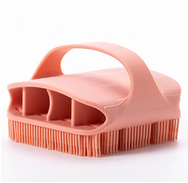 잇곰 깨끗하곰 촘촘 실리콘 바디 브러쉬, 핑크, 1개, 1개입
