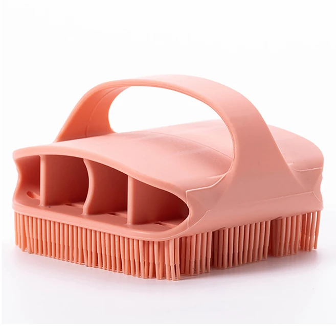 잇곰 깨끗하곰 촘촘 실리콘 바디 브러쉬, 핑크, 1개, 1개입 - 쿠팡