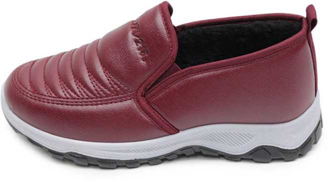 글램216 다된데 여성용 겨울 털 슬립온 운동화 CS276