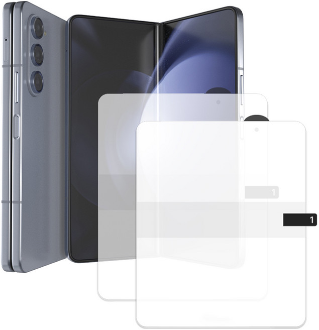 클로버나인 클로버 플러스 내부액정 휴대폰 액정보호필름 2p 세트, 1세트