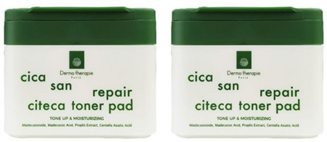 더모테라피 시테카 토너패드 170ml, 60매입, 2개