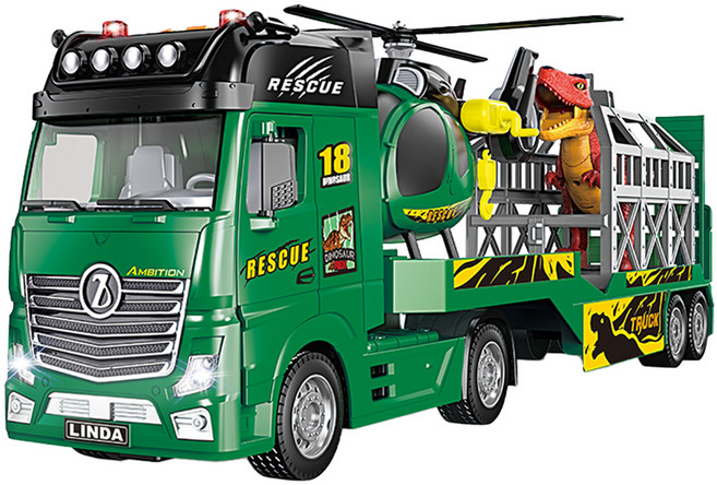 씽크토이 다이노 트레일러 세트, 혼합색상, 1세트