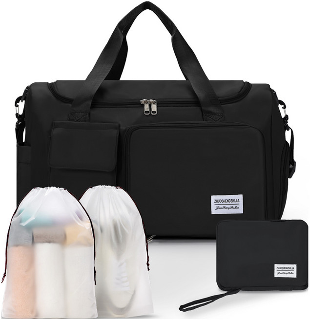 랑고 대용량 캐리어 결합 접이식 러기폴딩 보스턴백