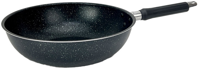 mir IH電磁爐大理石塗層宮廷炒鍋, 直徑28cm, 28cm