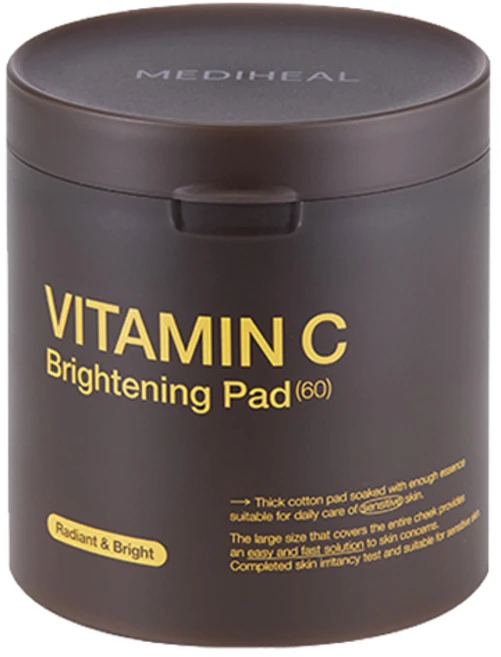 메디힐 비타민씨 브라이트닝 패드 250ml, 60개입, 1개 - 쿠팡