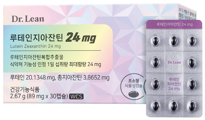 닥터린 루테인 지아잔틴 24mg, 30정, 1개