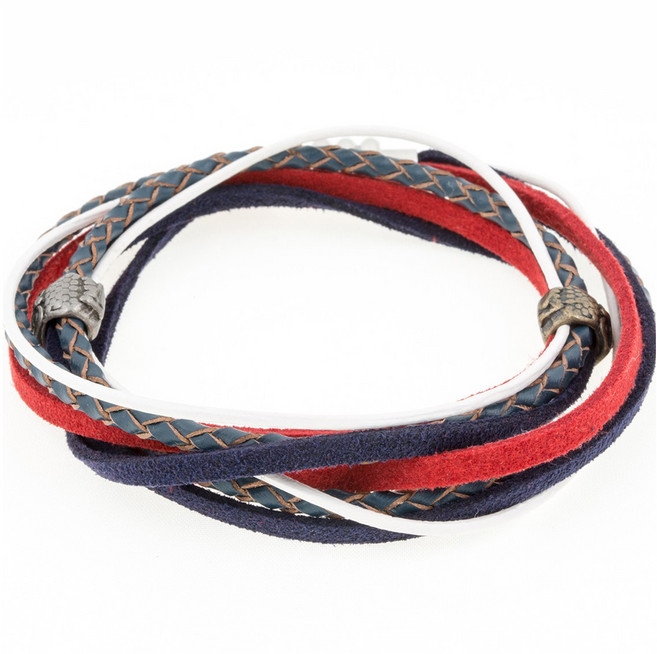 석와치스 무광 엔틱 써지컬 가죽 스틸 메탈 팔찌 SWBL-20