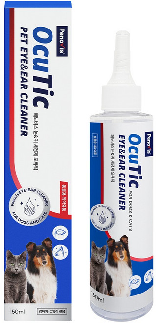 페노비스 반려동물 눈 귀 세정제 오큐틱, 150ml, 1개