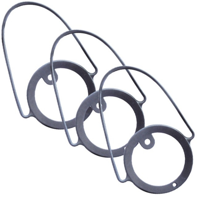 더자카 실리콘 텀블러스트랩 홀더 컵타이, 그레이, 3개