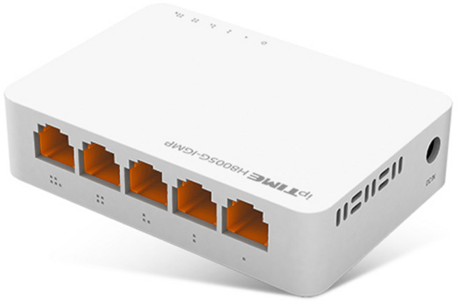 ipTIME 5포트 스위칭허브, H8005G-IGMP, 1개