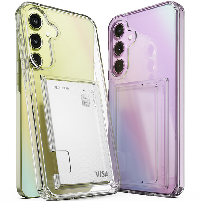 신지모루 2장 수납 에어클로 카드슬롯 휴대폰 케이스