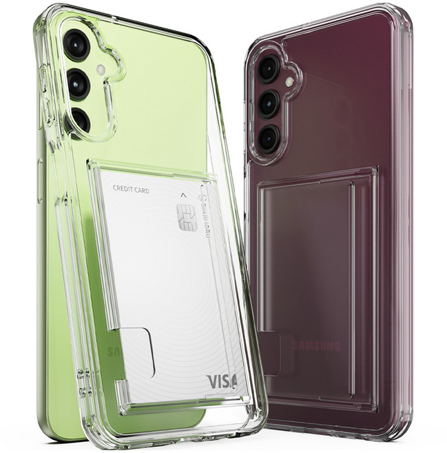 신지모루 2장 수납 에어클로 카드슬롯 휴대폰 케이스