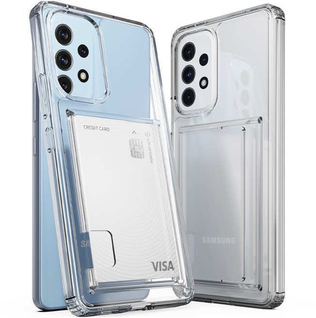 신지모루 2장 수납 에어클로 카드슬롯 휴대폰 케이스