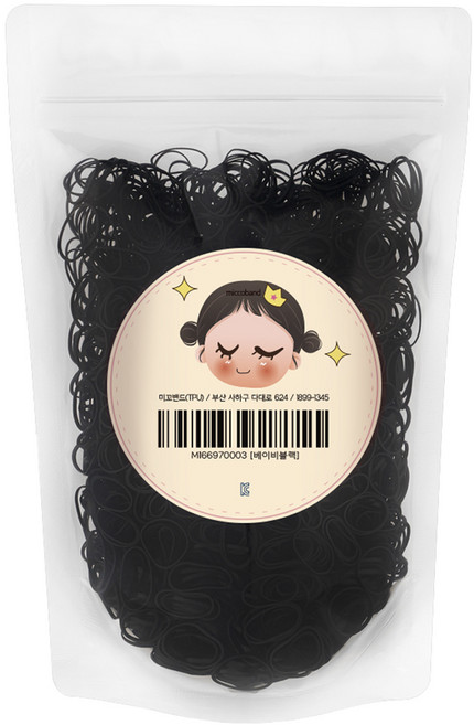 미꼬밴드 여아용 머리끈 50g