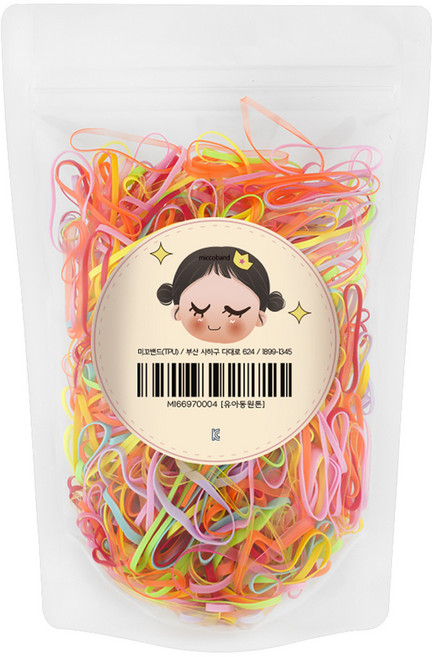 미꼬밴드 여아용 머리끈 50g