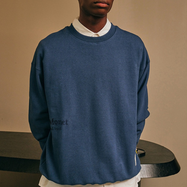 브루클린뮤지엄 남녀공용 아티팩트시리즈 임프레셔니스트 클로드 모네 면 스웻셔츠