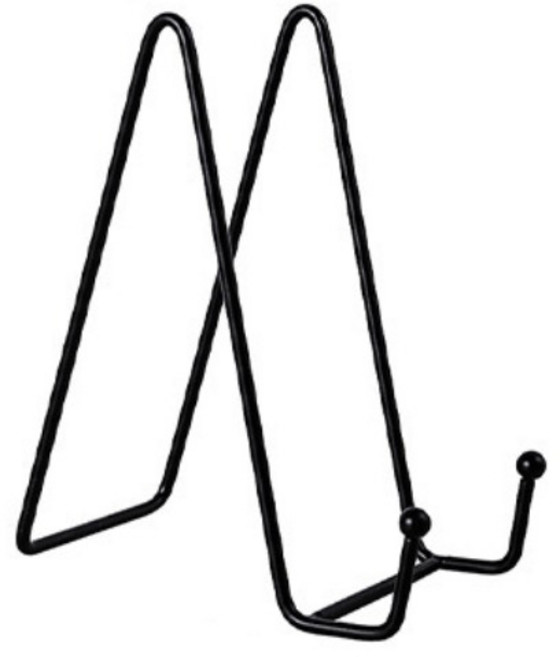 세컨드베스트 사진 그림 앨범 거치대 L 14 x 15 cm, 블랙, 1개