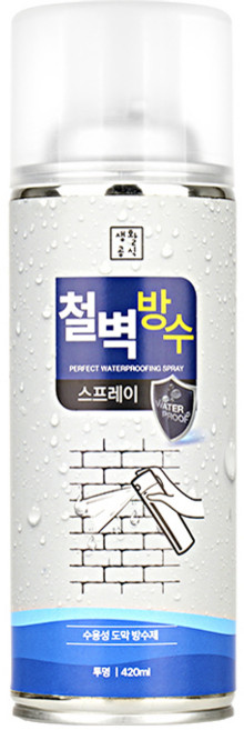 생활공식 초강력 철벽 방수스프레이 투명 420ml, 1개
