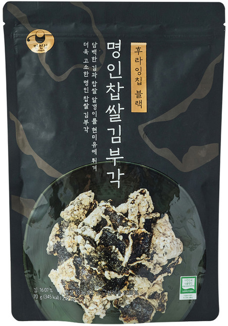 만전김 명인 찹쌀 김부각, 70g, 1개