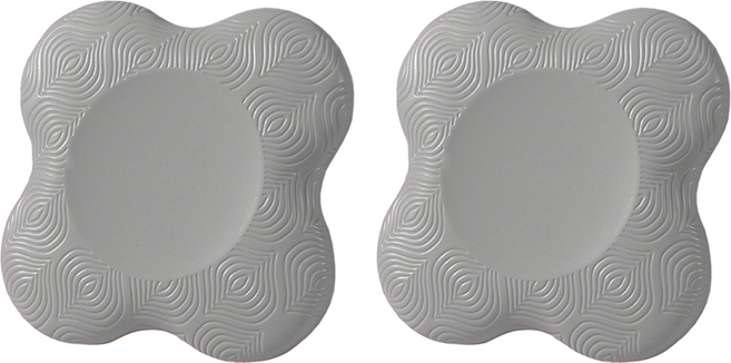 코히모 손목 팔꿈치 무릎 보호 필라테스 요가 패드 4W304, 그레이, 2개