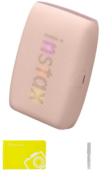 인스탁스 미니링크 3 로즈핑크 + 오리진미니앨범 랜덤발송 + 미피펜 랜덤발송 세트 FI033, 1세트