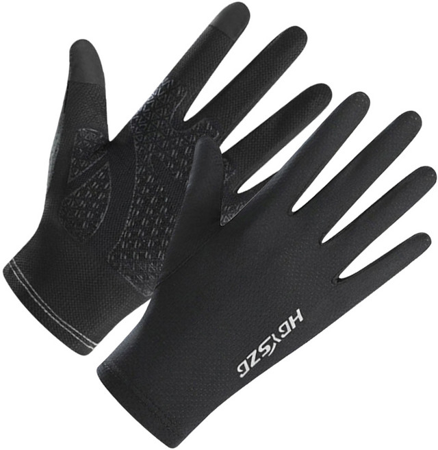 T렉스 남성용 에어 메쉬 등산 장갑, 블랙, 1세트