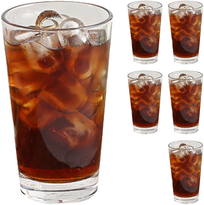 델리글라스 믹싱글라스 400ml TY1640, 투명, 6개