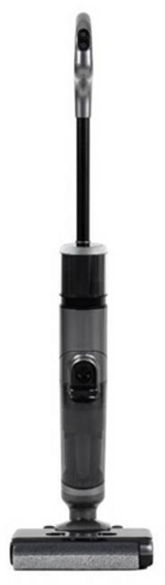 휴스톰 아쿠아 듀얼클린 무선 자동물분사 자동세척 음성안내 자동건조 진공 물걸레 청소기, 그레이, HZD-9900G