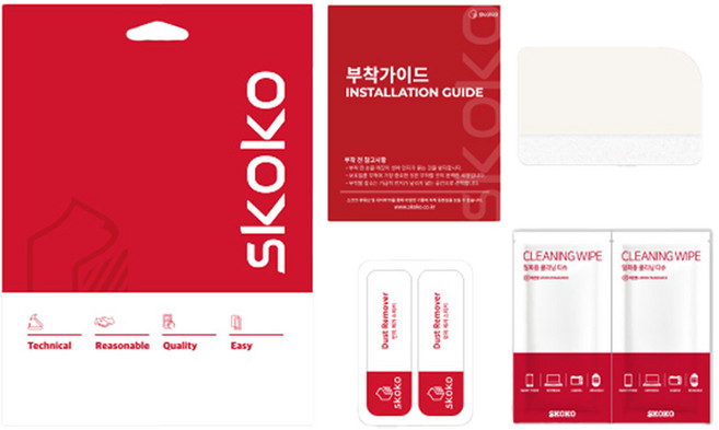 스코코 ASUS ROG ALLY X 무광 전신 외부보호필름 세트, 1세트, ASG00020006