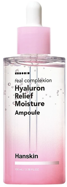 한스킨 리얼 컴플렉션 히알루론 릴리프 수분 앰플, 1개, 100ml - 쿠팡