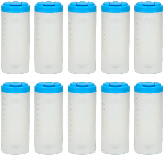 리빙패밀리 물병, 혼합색상, 1.2L, 10개