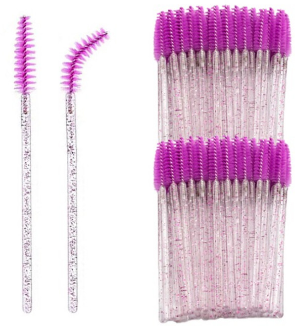 라몽 반짝이 마스카라 스크류 브러쉬 100p, 퍼플, 1개