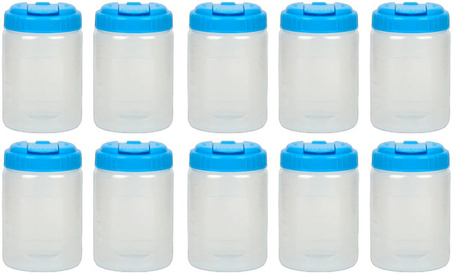 리빙패밀리 물병, 혼합색상, 0.7L, 10개